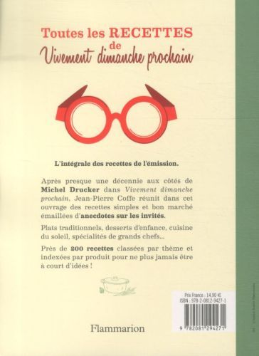 Produktbild: Toutes les recettes de Vivement dimanche prochain