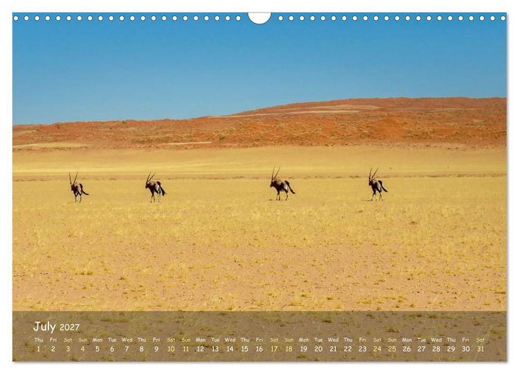 Produktbild: Namibia - African Beauty (Wall Calendar 2027 DIN A3 landscape), CALVENDO 12 Month Wall Calendar