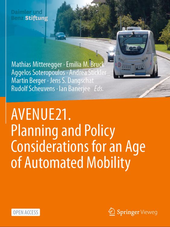 Produktbild: AVENUE21. Planning and Policy Considerations for an Age of Automated Mobility