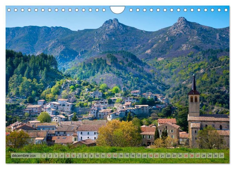 Produktbild: La beaut&eacute; de l'Ard&egrave;che (Calendrier mural 2026 DIN A4 vertical), CALVENDO calendrier mensuel
