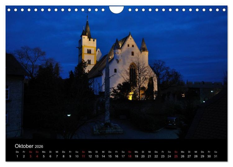 Produktbild: Ingelheim - Stadt des Rotweins und der Kaiserpfalz - Teil I (Wandkalender 2026 DIN A4 quer), CALVENDO Monatskalender