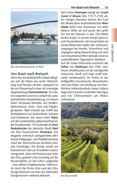 Produktbild: TRESCHER Reiseführer Flusskreuzfahrten Rhein