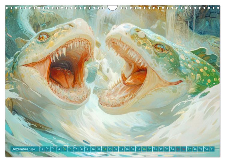 Produktbild: Schaurig sch&ouml;ne Biester (Wandkalender 2026 DIN A3 quer), CALVENDO Monatskalender