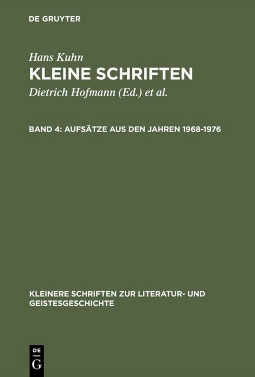 Produktbild: Aufs&auml;tze aus den Jahren 1968&ndash;1976