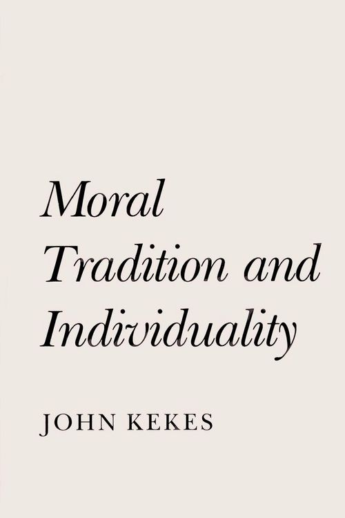 Produktbild: Moral Tradition and Individuality