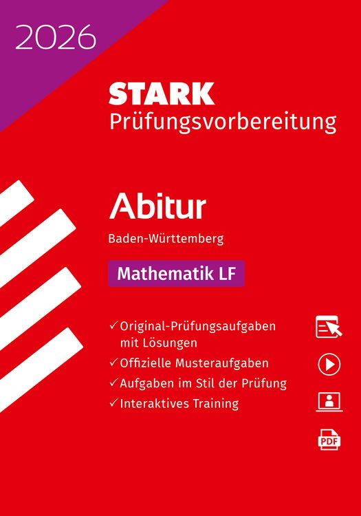 Produktbild: STARK Mathematik LF - Abitur 2026 BW - Pr&uuml;fungsvorbereitung