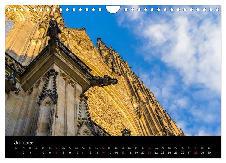 Produktbild: Prag - die goldene Stadt (Wandkalender 2026 DIN A4 quer), CALVENDO Monatskalender