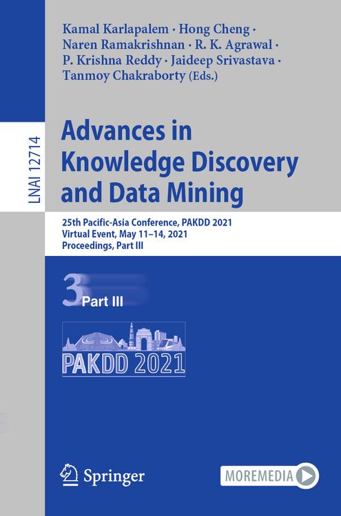 Produktbild: Advances in Knowledge Discovery and Data Mining