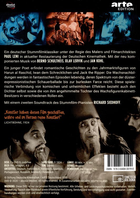 Produktbild: Das Wachsfigurenkabinett (1924)