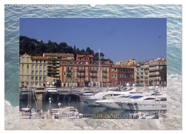 Produktbild: Nizza, C&ocirc;te d'Azur (Wandkalender 2026 DIN A2 quer), CALVENDO Monatskalender