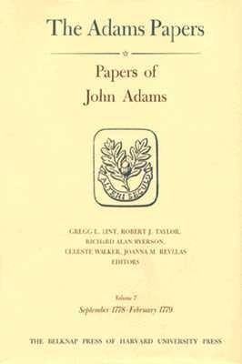 Produktbild: Adams, J: Papers of John Adams V 7 & V 8 - September 1778 -