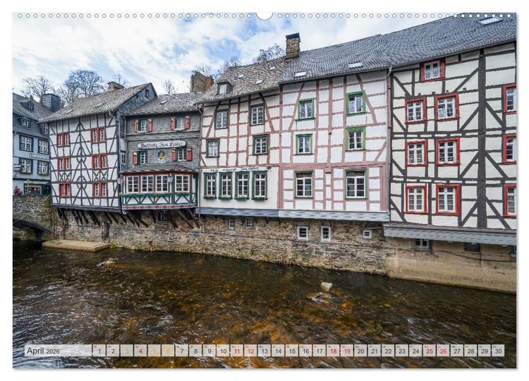 Produktbild: Monschau Impressionen (hochwertiger Premium Wandkalender 2026 DIN A2 quer), Kunstdruck in Hochglanz