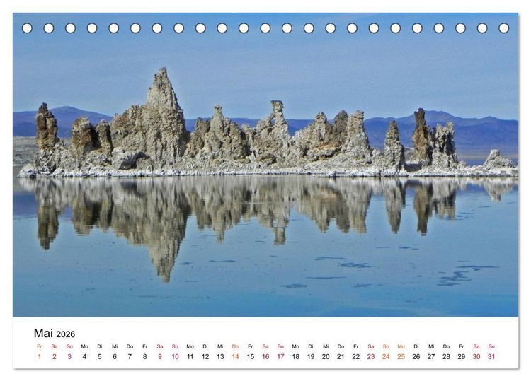 Produktbild: AMERIKA RUNDREISE Bildsch&ouml;n und Aufregend. Entdecke den S&uuml;dwesten der USA (Tischkalender 2026 DIN A5 quer), CALVENDO Monatskalender