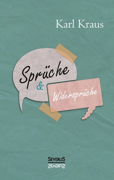 Produktbild: Kraus, K: Spr&uuml;che und Widerspr&uuml;che
