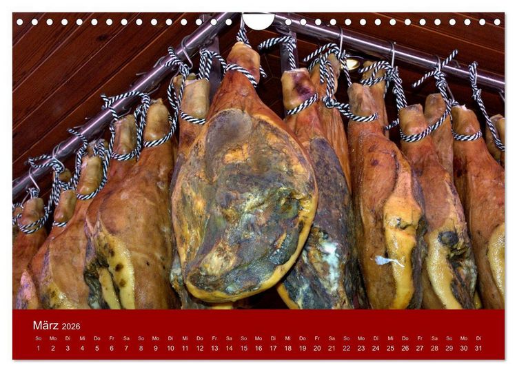 Produktbild: Schinken und Wurst (Wandkalender 2026 DIN A4 quer), CALVENDO Monatskalender