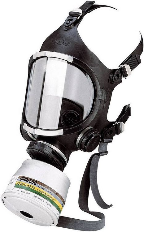 Produktbild: Ekastu C607/F 466 607 Atemschutz Vollmaske ohne Filter Gr&ouml;&szlig;e: Uni EN 136, EN 148-1 DIN 136, DIN 148-1