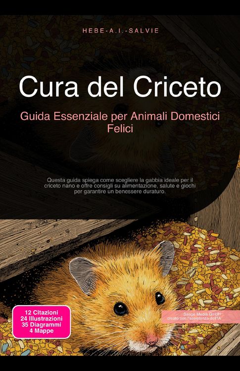 Produktbild: Cura del Criceto: Guida Essenziale per Animali Domestici Felici