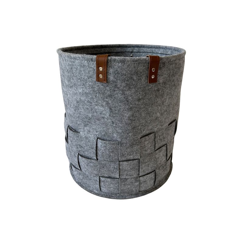 Produktbild: HTI-Living W&auml;schekorb 55 Liter Briena Filz Hellgrau W&auml;schekorb 55 Liter Briena Filz Hellgrau