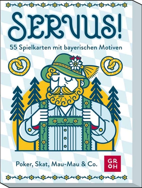 Produktbild: Servus! 55 Spielkarten mit bayerischen Motiven