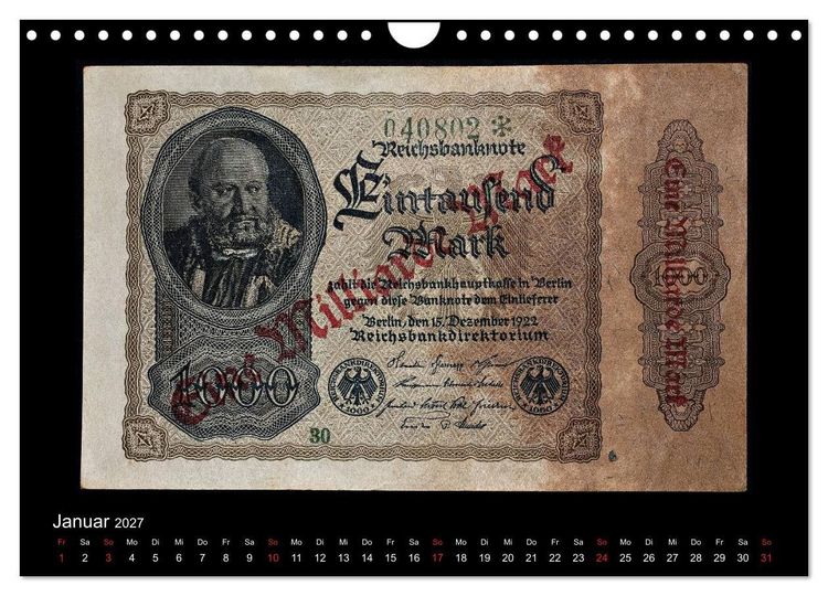 Produktbild: Vergangene Werte (Wandkalender 2027 DIN A4 quer), CALVENDO Monatskalender
