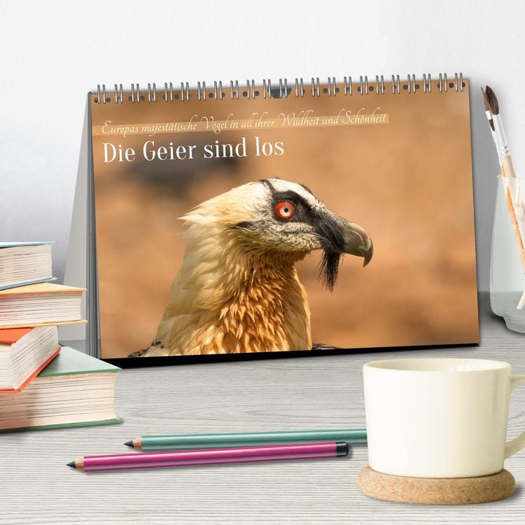 Produktbild: Die Geier sind los (Tischkalender 2026 DIN A5 quer), CALVENDO Monatskalender