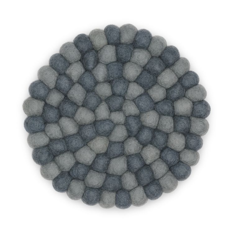 Produktbild: Filzuntersetzer Dots "Early Grey"