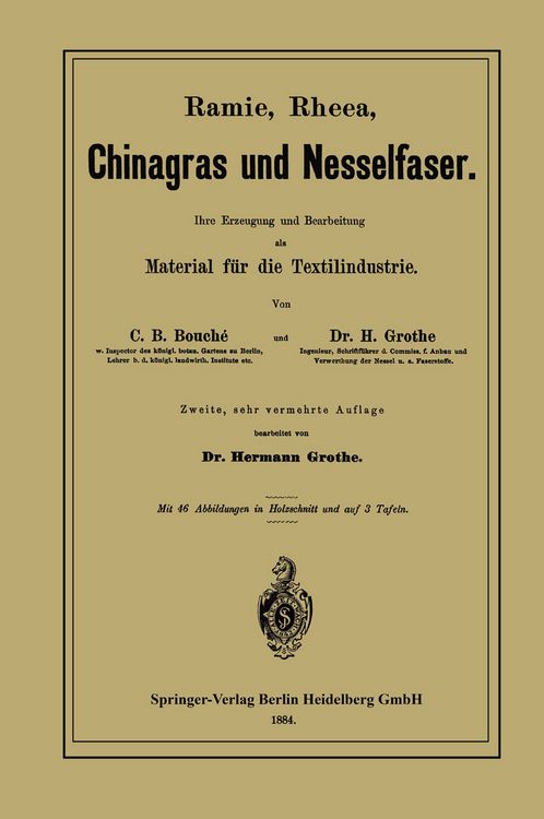 Produktbild: Ramie, Rheea, Chinagras und Nesselfaser