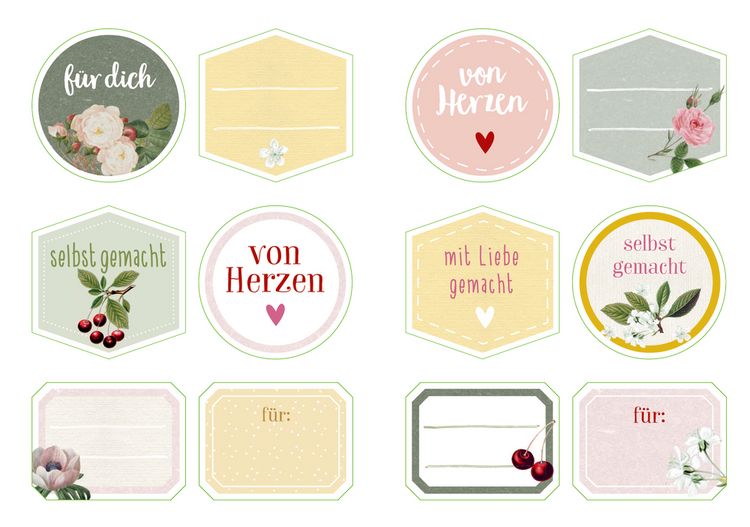 Produktbild: Deko-Sticker - Kirschen