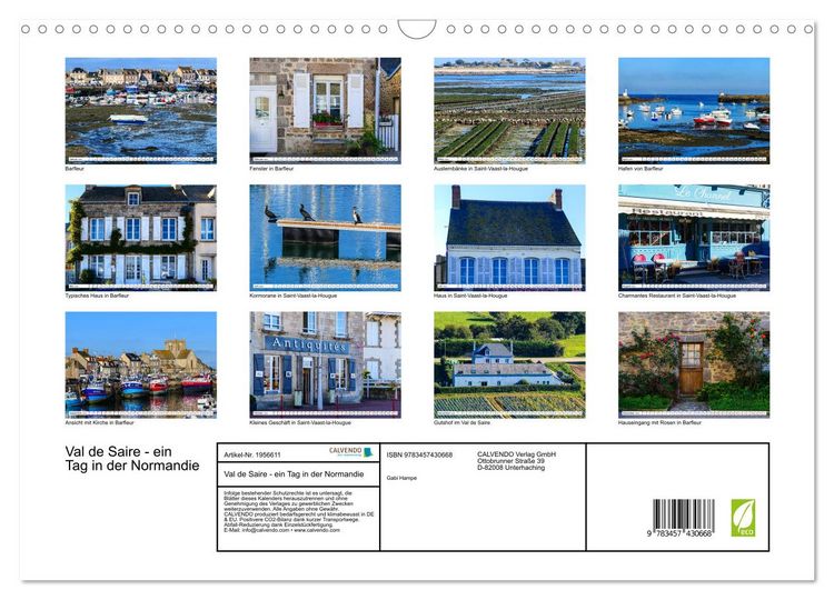 Produktbild: Val de Saire - ein Tag in der Normandie (Wandkalender 2026 DIN A3 quer), CALVENDO Monatskalender