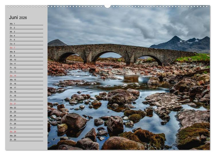 Produktbild: Schottland. Herbe Natursch&ouml;nheit (hochwertiger Premium Wandkalender 2026 DIN A2 quer), Kunstdruck in Hochglanz