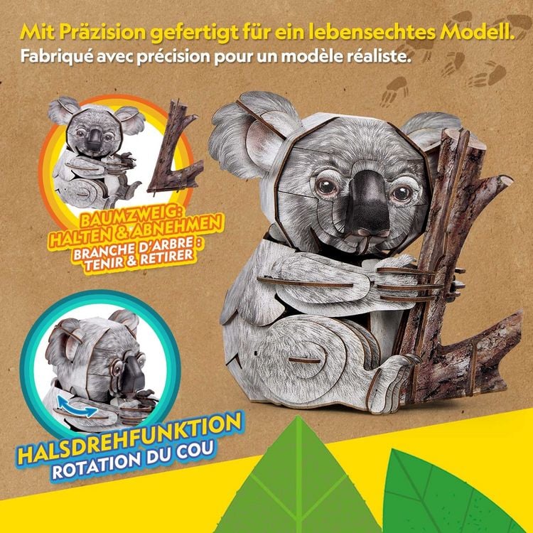 Produktbild: CUBICFUN - 3D Puzzle Koala 60 Teile