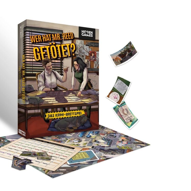 Produktbild: Hidden Games Brettspiel: Wer hat Mr. Reed get&ouml;tet?