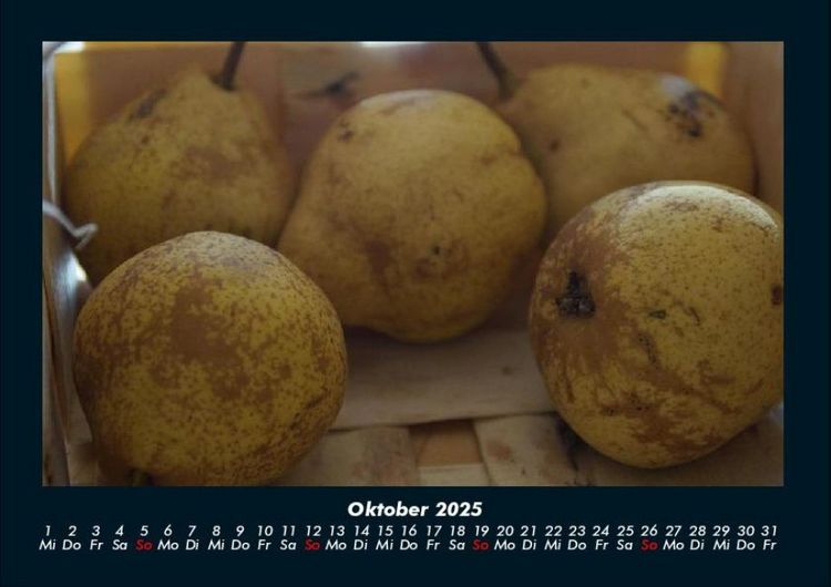 Produktbild: Obstkalender 2025 Fotokalender DIN A4