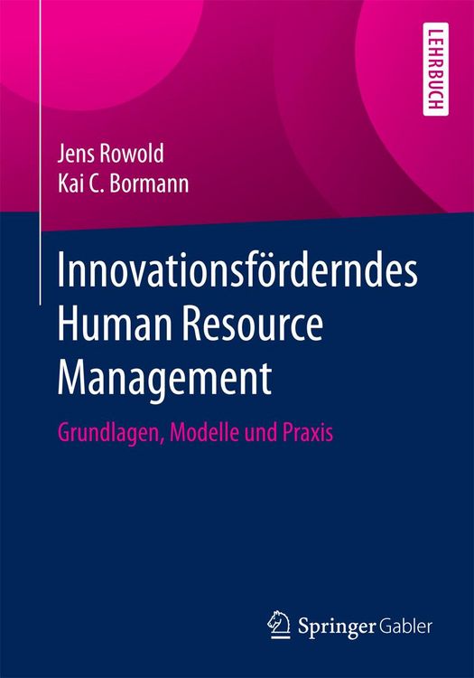 Produktbild: Innovationsf&ouml;rderndes Human Resource Management
