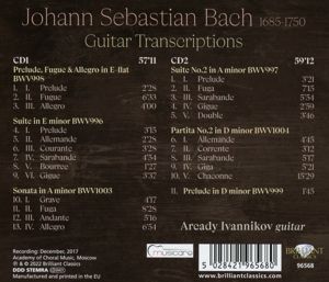 Produktbild: J.S.Bach:Guitar Transcriptions
