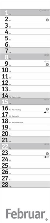Produktbild: Langplaner, silber 2026