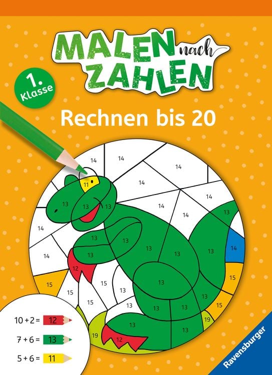 Produktbild: Malen nach Zahlen - 1. Klasse: Rechnen bis 20