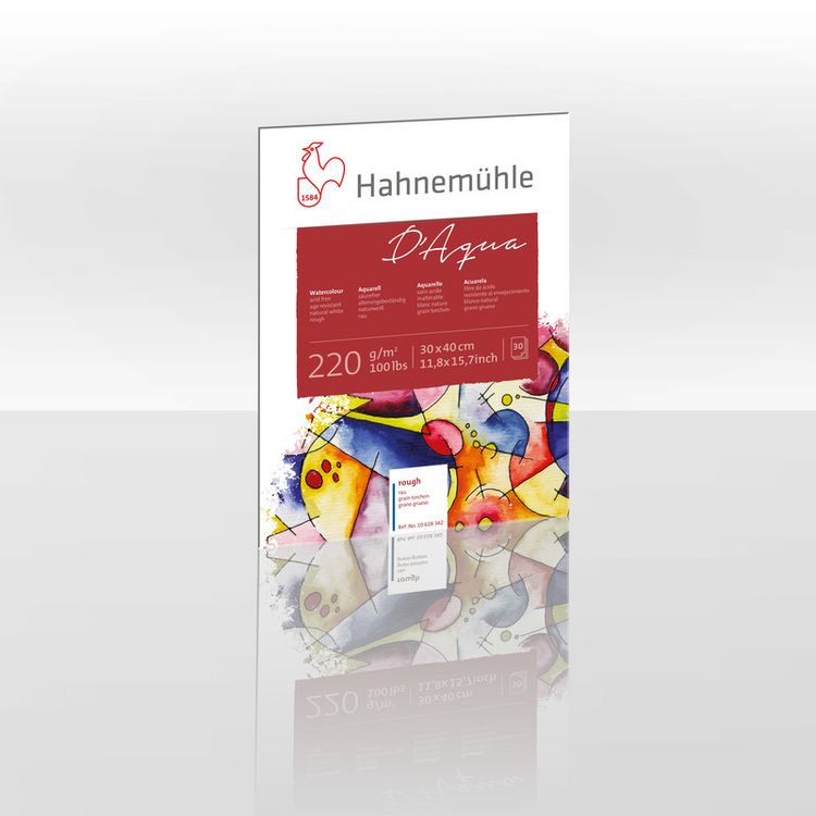 Produktbild: Hahnem&uuml;hle Papier D'Aqua, 30 x 40 cm, 220 g/m&sup2;