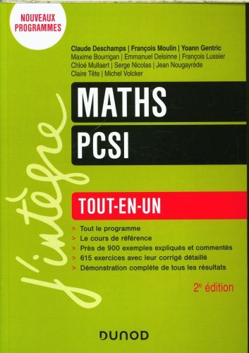 Produktbild: Maths PCSI : tout-en-un
