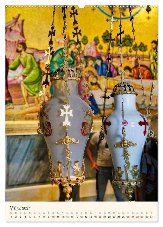 Produktbild: Kirche vom heiligen Grab in Jerusalem (Wandkalender 2027 DIN A2 hoch), CALVENDO Monatskalender