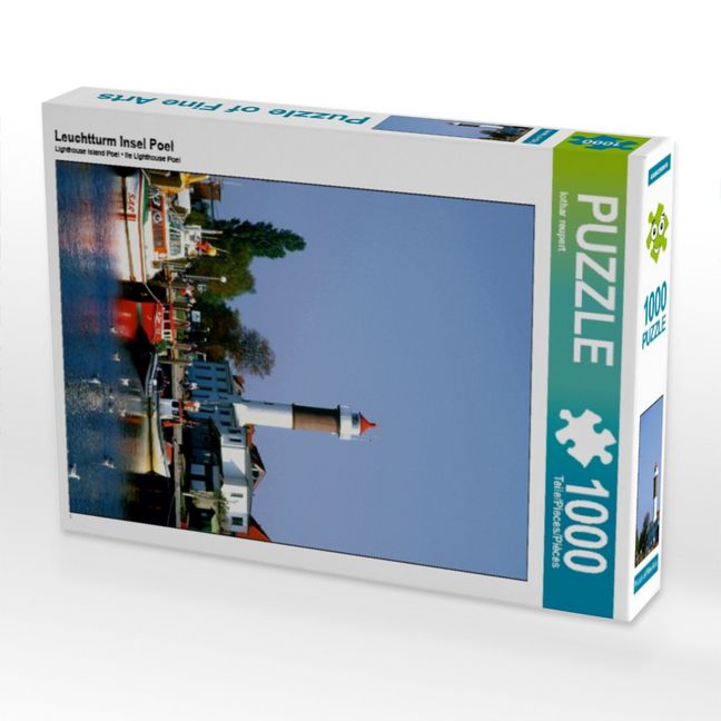 Produktbild: CALVENDO Puzzle Leuchtturm Insel Poel | 1000 Teile Lege-Gr&ouml;&szlig;e 64x48cm Foto-Puzzle f&uuml;r gl&uuml;ckliche Stunden