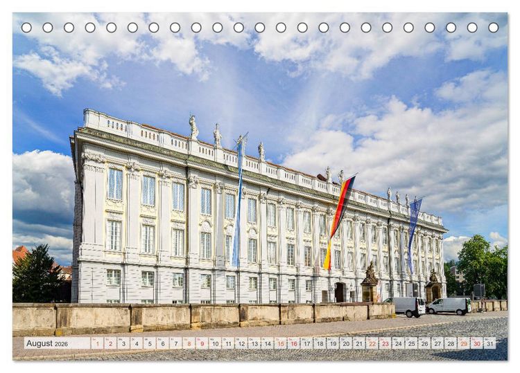 Produktbild: Ansbach Impressionen (Tischkalender 2026 DIN A5 quer), CALVENDO Monatskalender