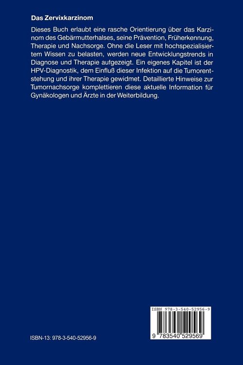 Produktbild: Das Zervixkarzinom