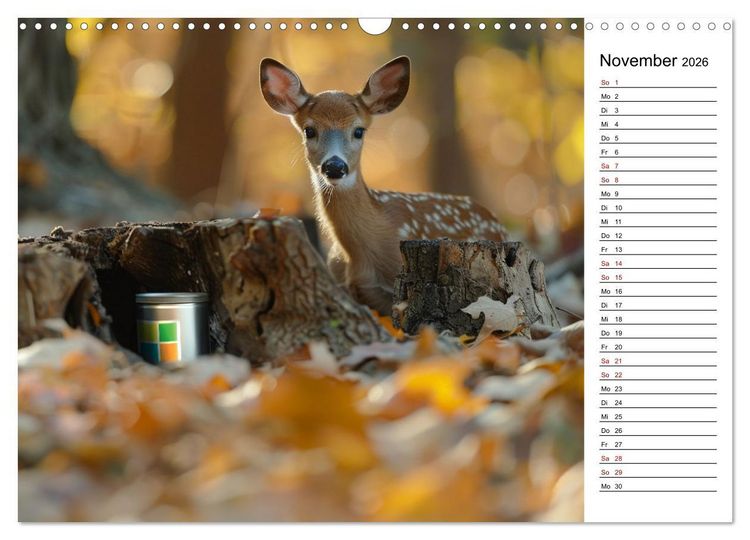Produktbild: Der Geocaching Found it Kalender (Wandkalender 2026 DIN A3 quer), CALVENDO Monatskalender