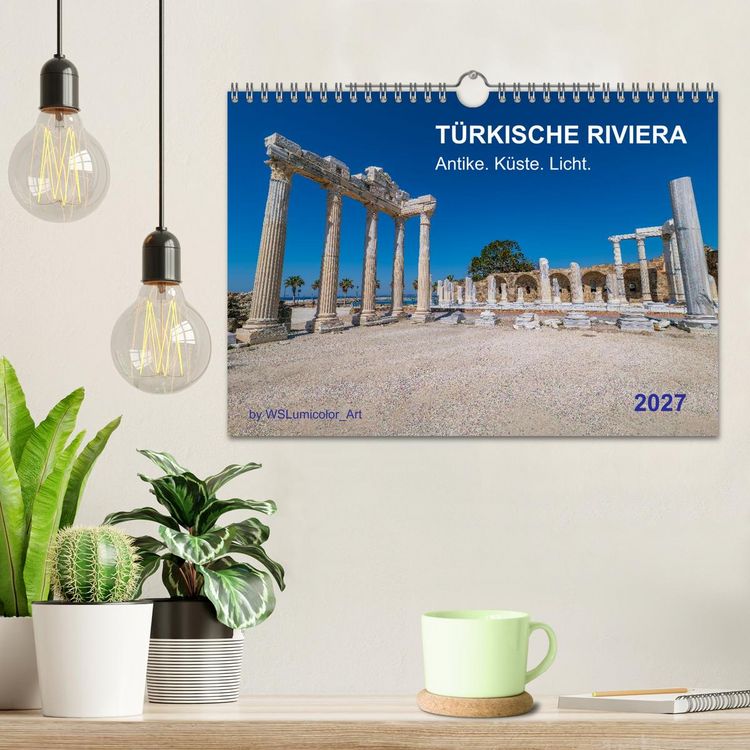 Produktbild: T&Uuml;RKISCHE RIVIERA - Antike. K&uuml;ste. Licht. (Wandkalender 2027 DIN A4 quer), CALVENDO Monatskalender
