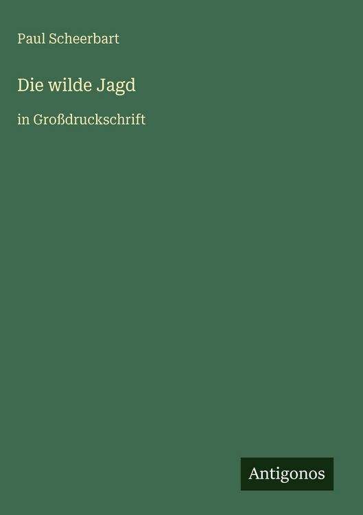 Produktbild: Die wilde Jagd