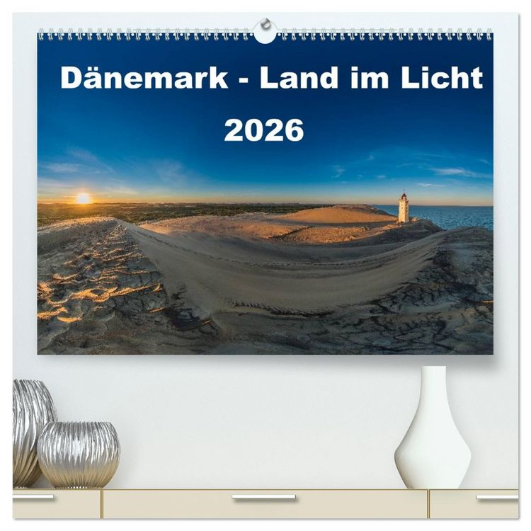 Produktbild: D&auml;nemark - Land im Licht (hochwertiger Premium Wandkalender 2026 DIN A2 quer), Kunstdruck in Hochglanz