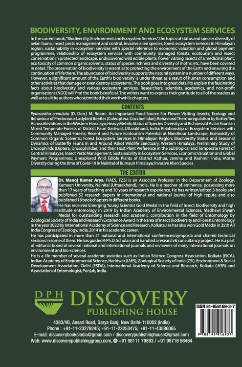 Produktbild: Biodiversity Environment and Ecosystem Services