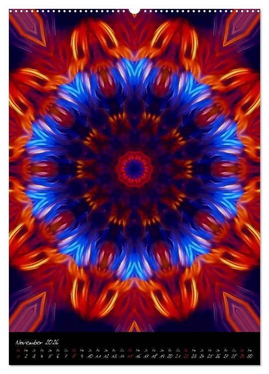 Produktbild: Mandala - Esoterik & Meditation (Wandkalender 2026 DIN A2 hoch), CALVENDO Monatskalender