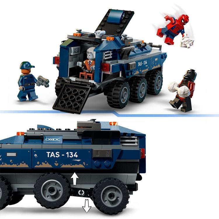Produktbild: LEGO ǀ Marvel Spider-Man Jagt den Gef&auml;ngnistransporter, Modellbau 76349